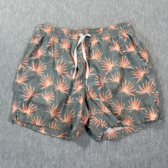 chubbies Other - Chubbies Shorts Men S Green Pink Floral 5.5" Inseam Swim Mesh Lined